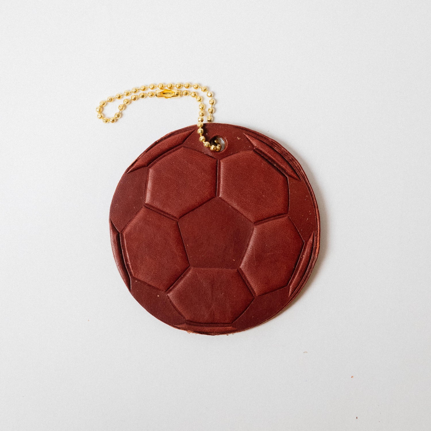 Leather Soccer Ball Tag