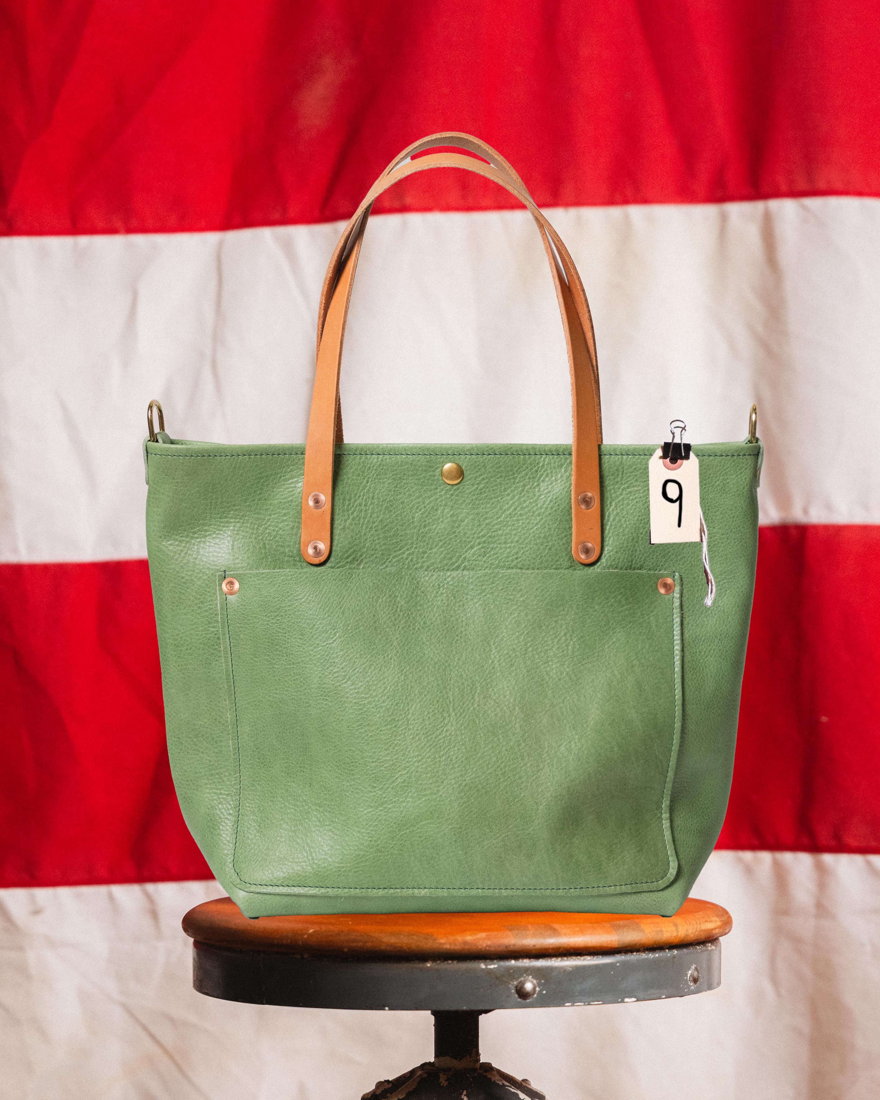 9. Matcha Bulldog Travel Tote 7” Handles