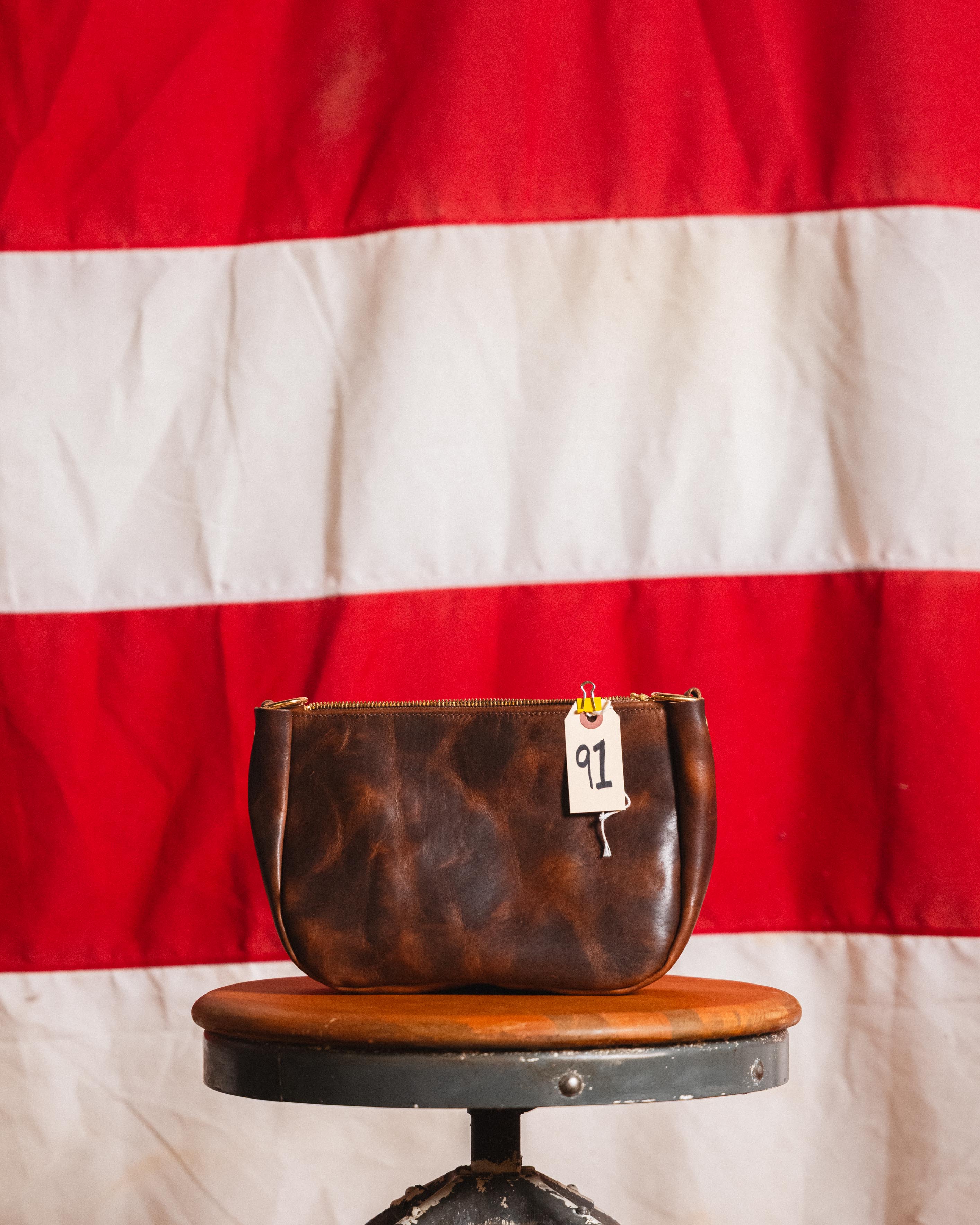 91. Brown Dublin Medium Crossbody Bag