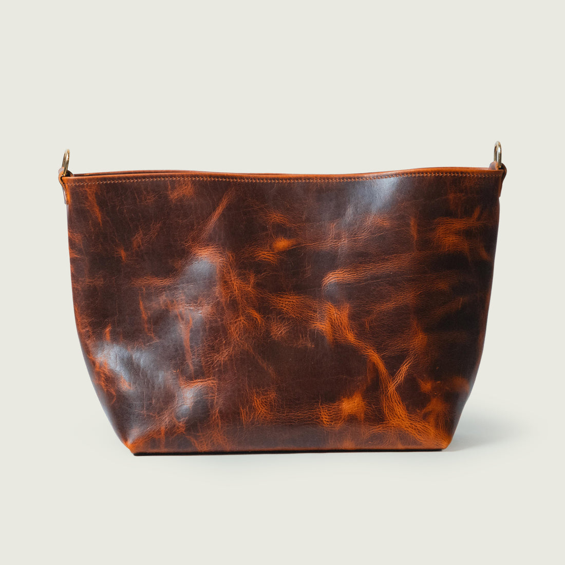 Rustic Bison East West Crossbody Tote