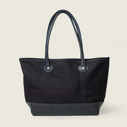 Canvas &amp; Leather Panel Tote