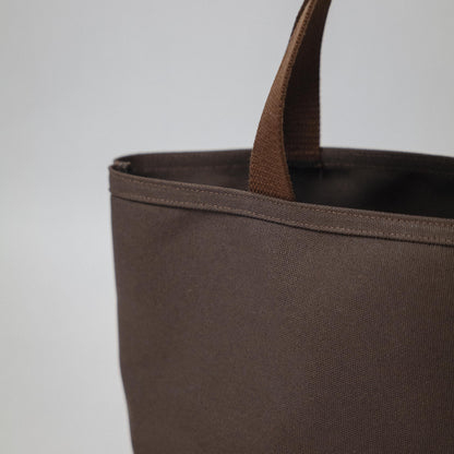 Brown Canvas Shopping Tote