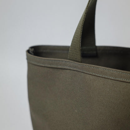 Green Canvas Shopping Tote