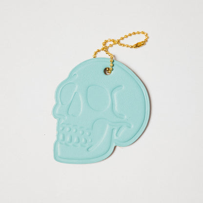 Leather Skull Tag