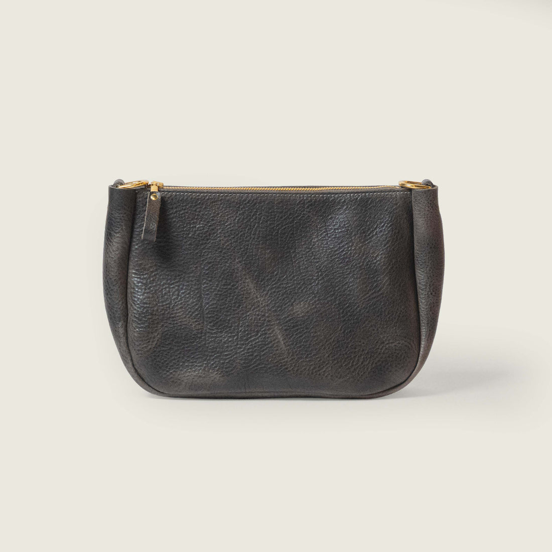 Charcoal Bulldog Medium Crossbody Bag