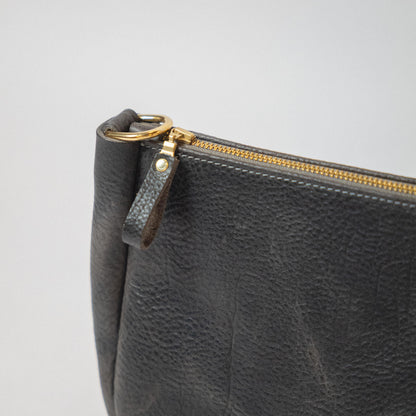 Charcoal Bulldog Medium Crossbody Bag