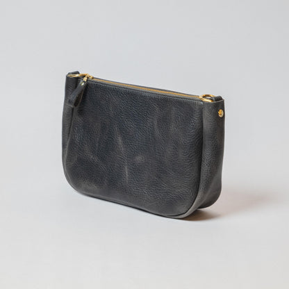 Charcoal Bulldog Medium Crossbody Bag