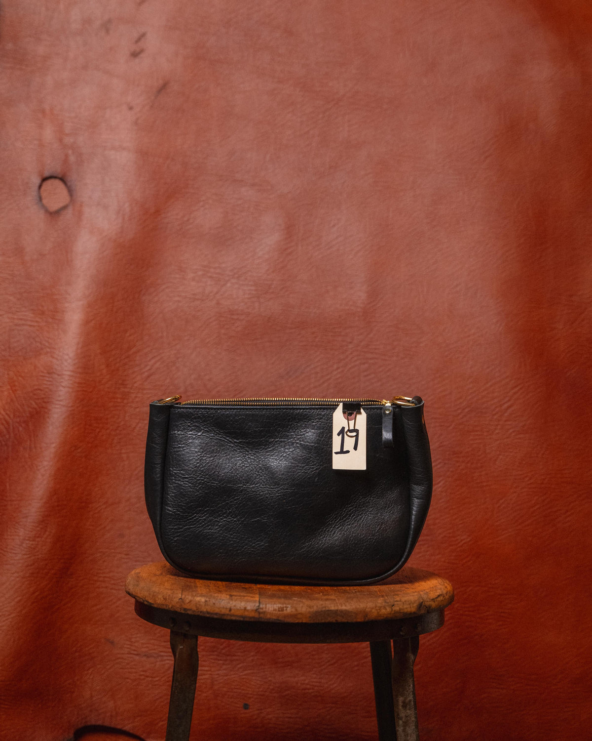 17. Black Navajo Bison Medium Crossbody Bag