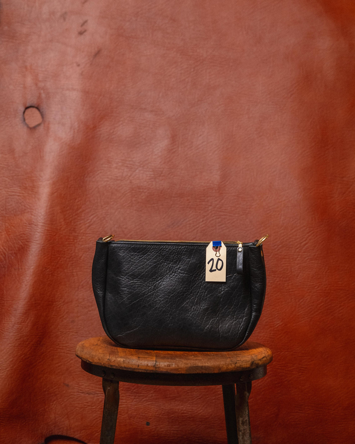 20. Black Navajo Bison Medium Crossbody Bag