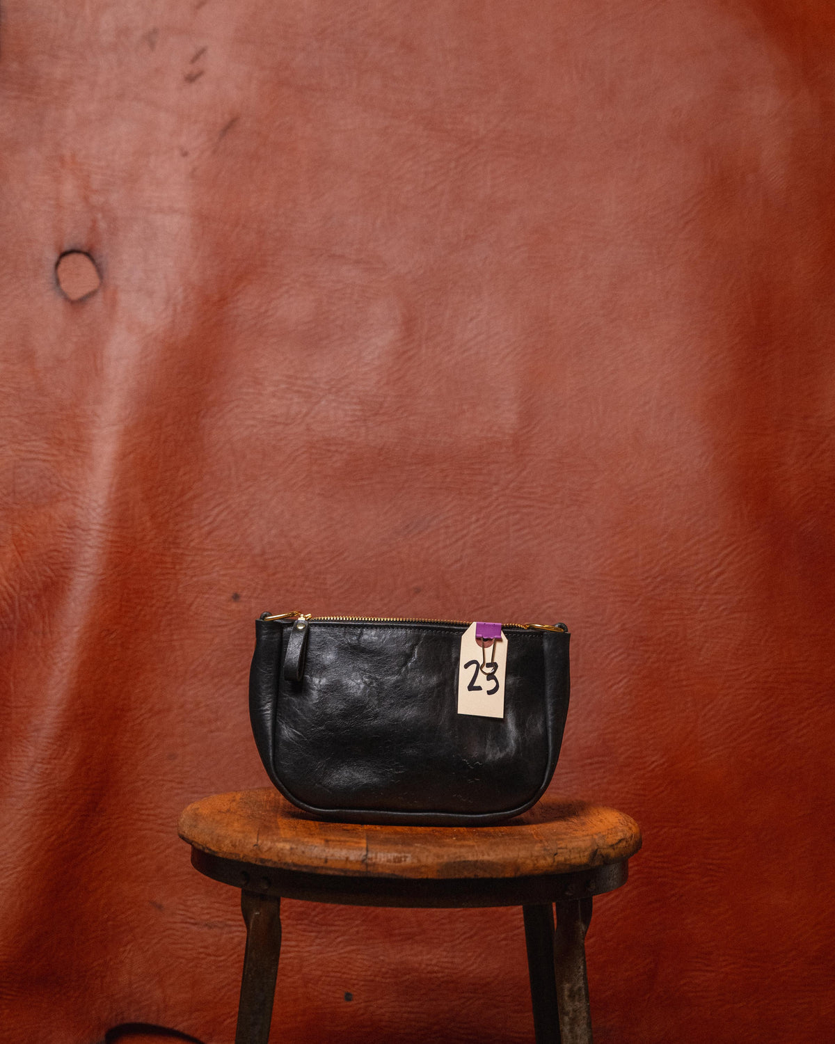 23. Black Navajo Bison Mini Crossbody Bag