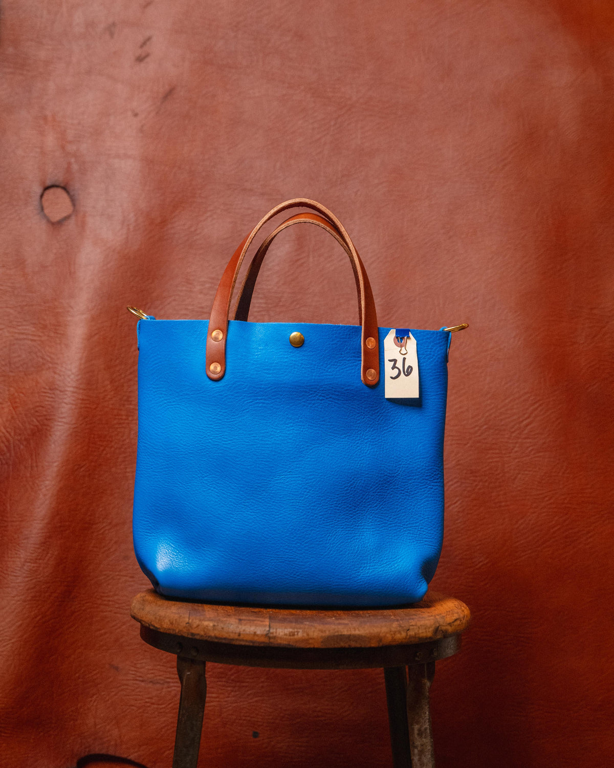 36. Cerulean Cypress Mini Tote
