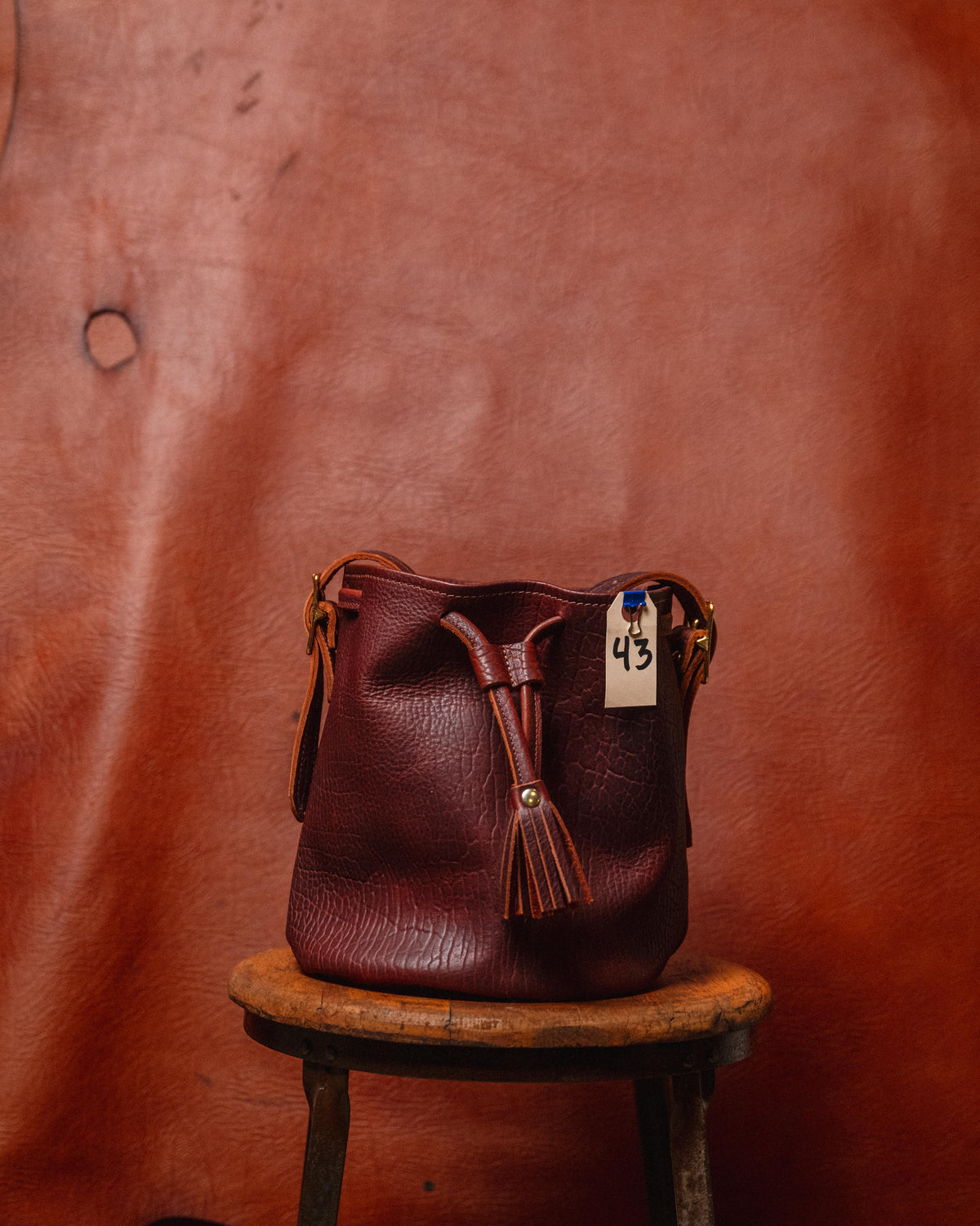 42. Walnut Bison Bucket Bag