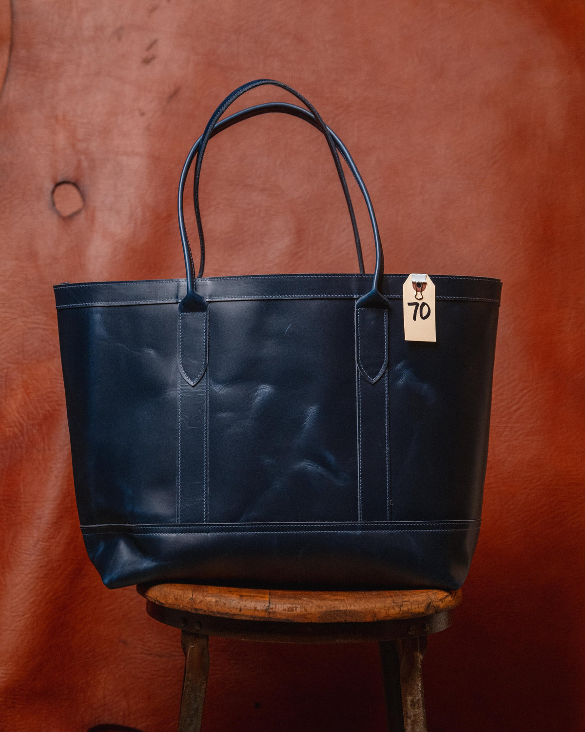 70. Navy Flagship Tote