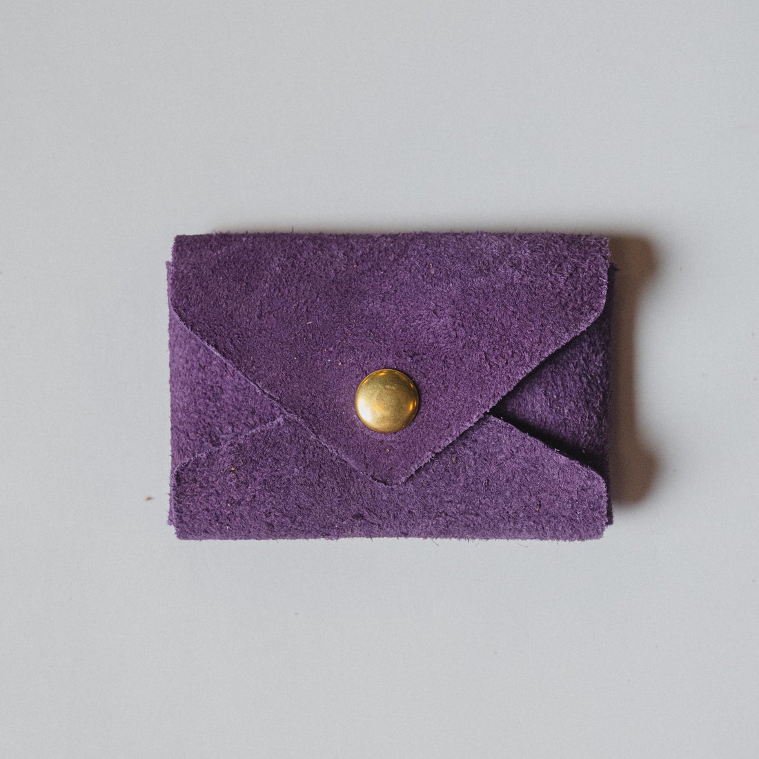 Roughout Purple Bulldog Card Envelope