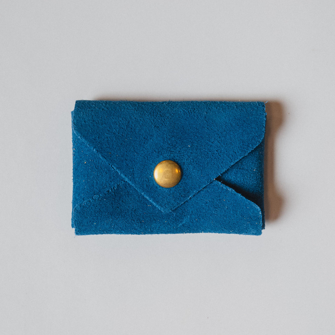Roughout Cobalt Bulldog Card Envelope