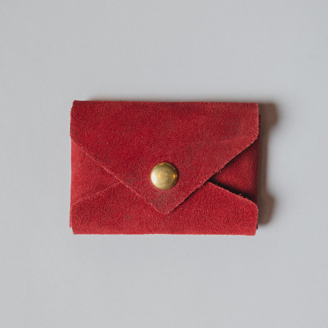Roughout Dark Cherry Bulldog Card Envelope