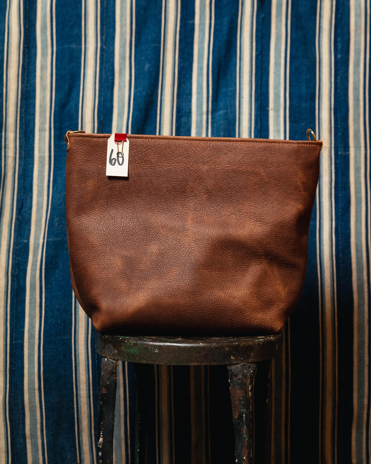 60. Mystery Tan Crossbody Tote