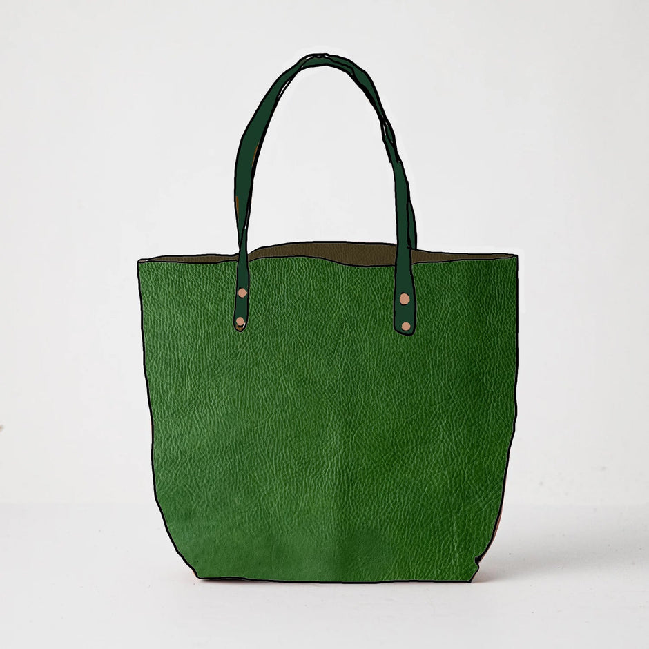 Tote Bags Leather Tote Bags made in America by KMM & Co.