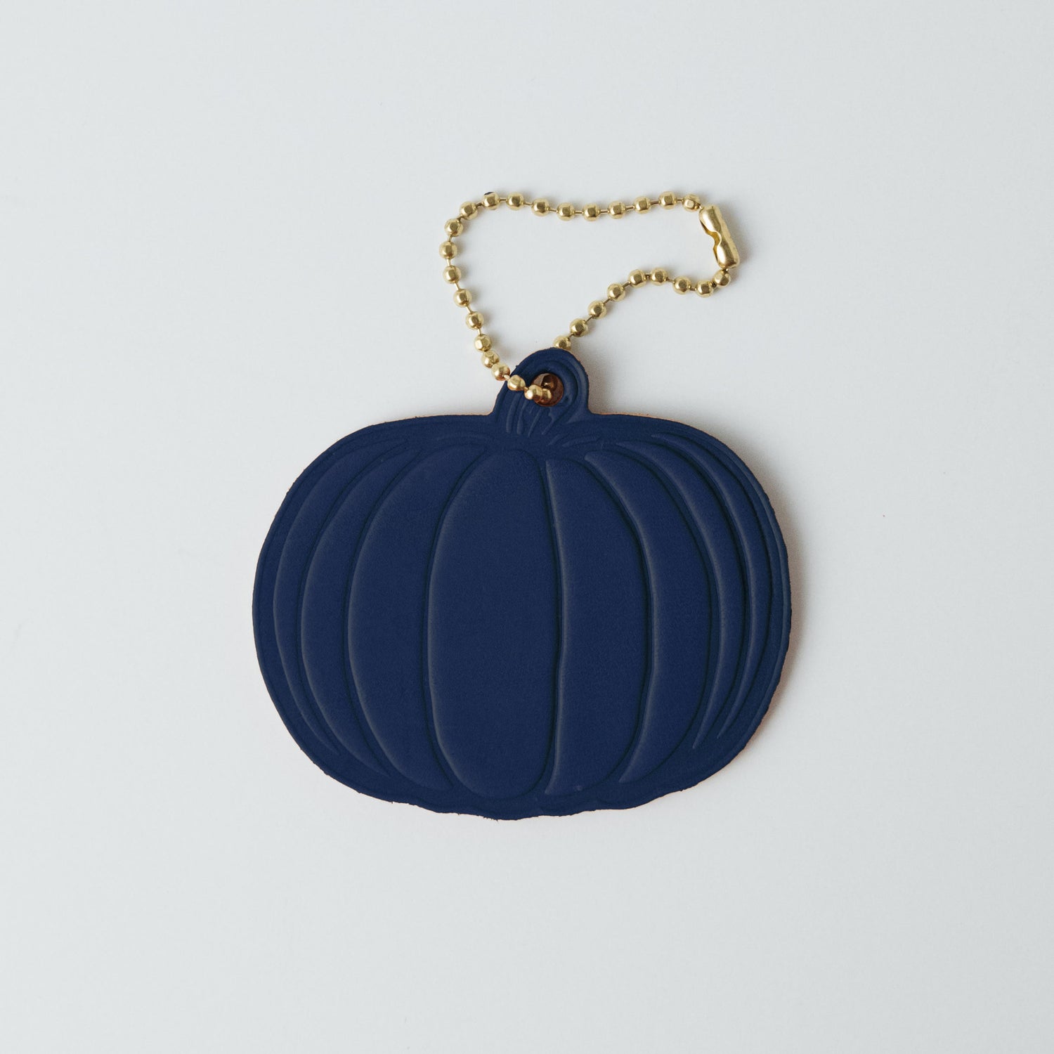 Leather Pumpkin Tag- personalized luggage tags - custom luggage tags - KMM &amp; Co.
