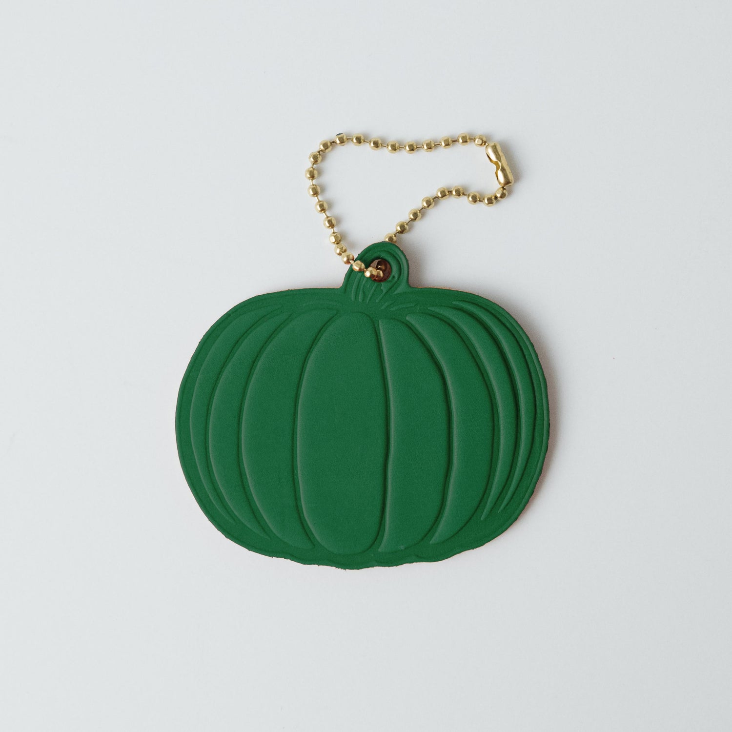 Leather Pumpkin Tag- personalized luggage tags - custom luggage tags - KMM &amp; Co.
