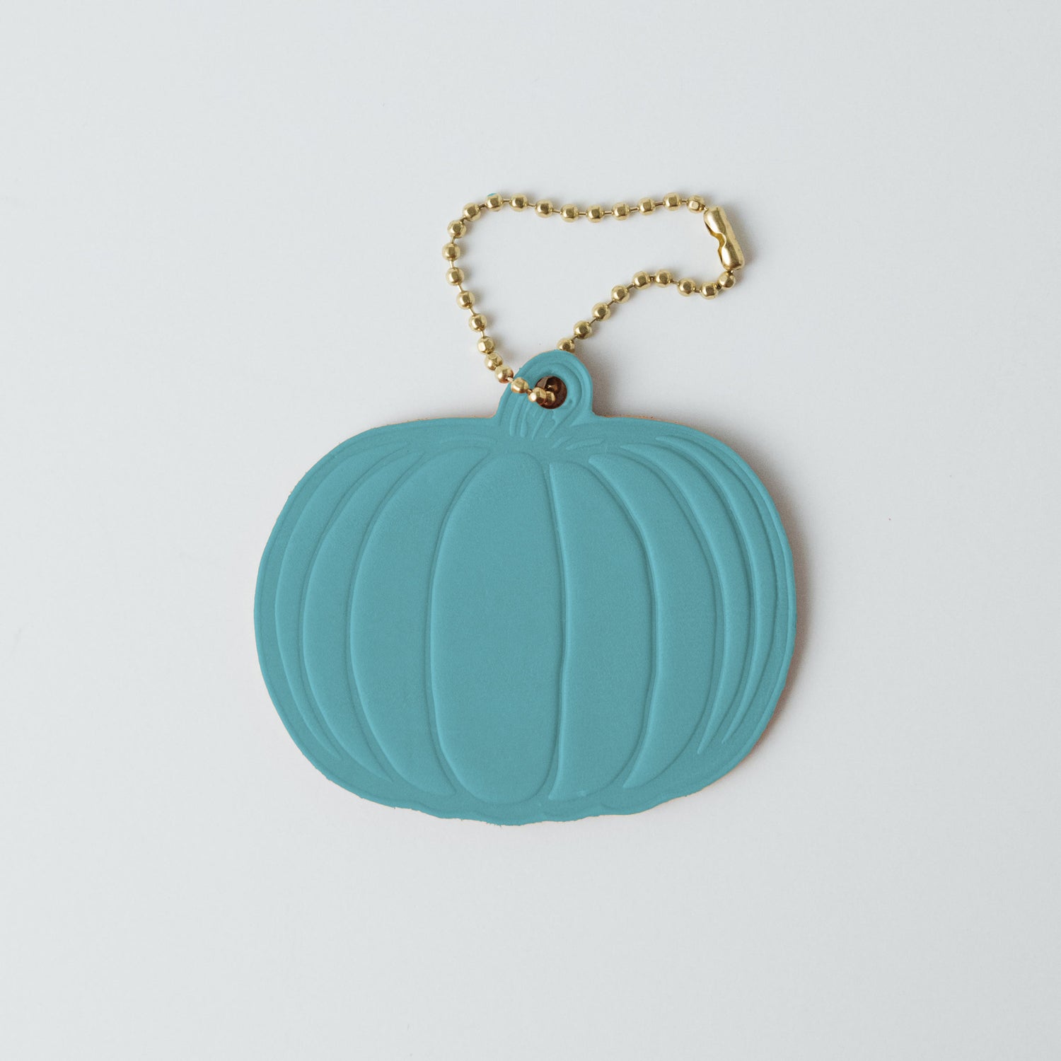 Leather Pumpkin Tag- personalized luggage tags - custom luggage tags - KMM &amp; Co.