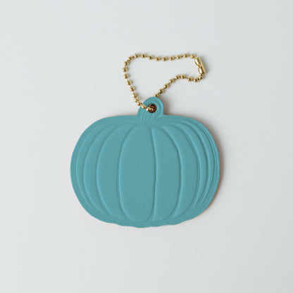 Leather Pumpkin Tag- personalized luggage tags - custom luggage tags - KMM &amp; Co.