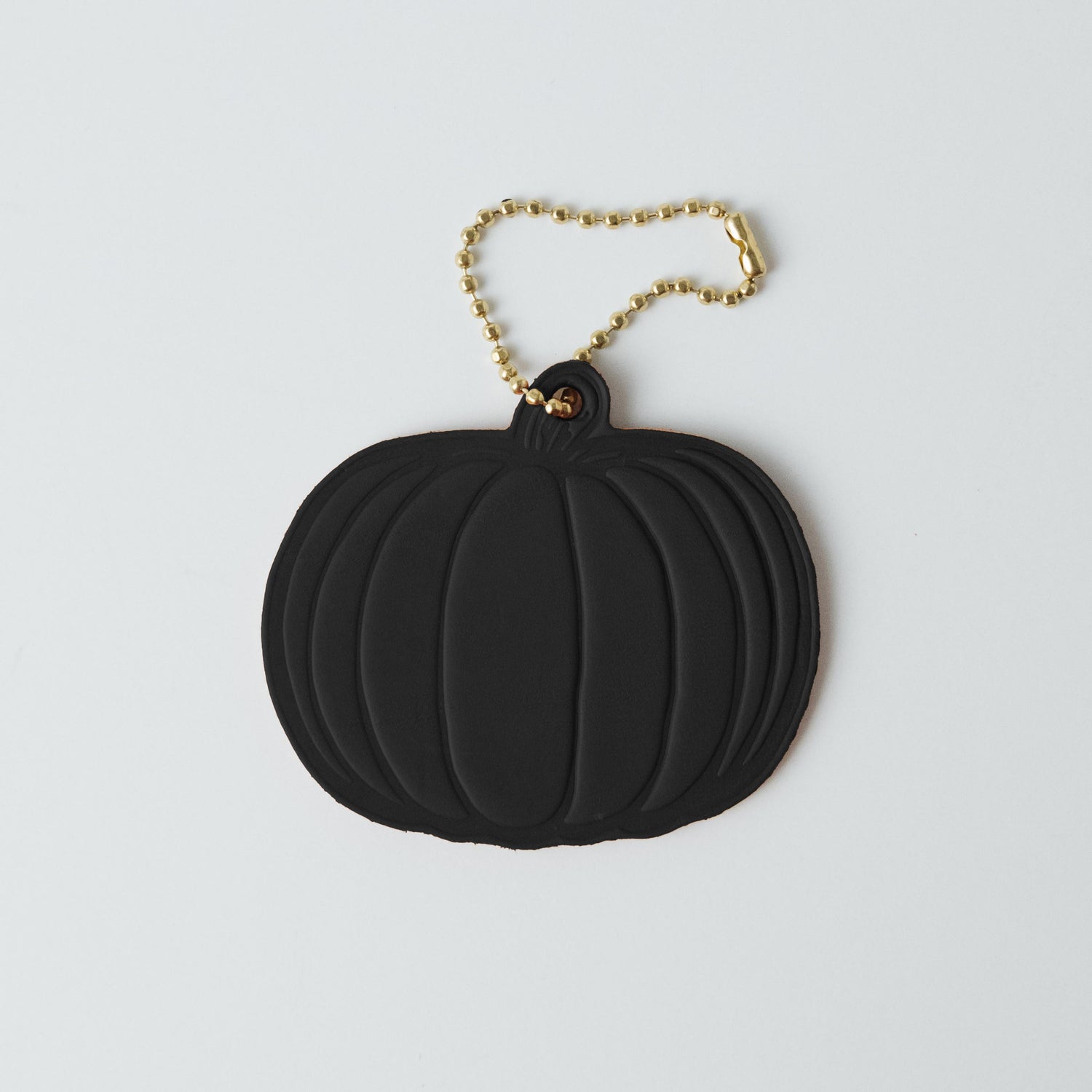 Leather Pumpkin Tag- personalized luggage tags - custom luggage tags - KMM &amp; Co.
