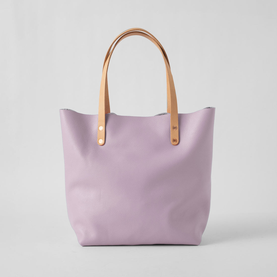 Lilac Italian Pebbled Tote