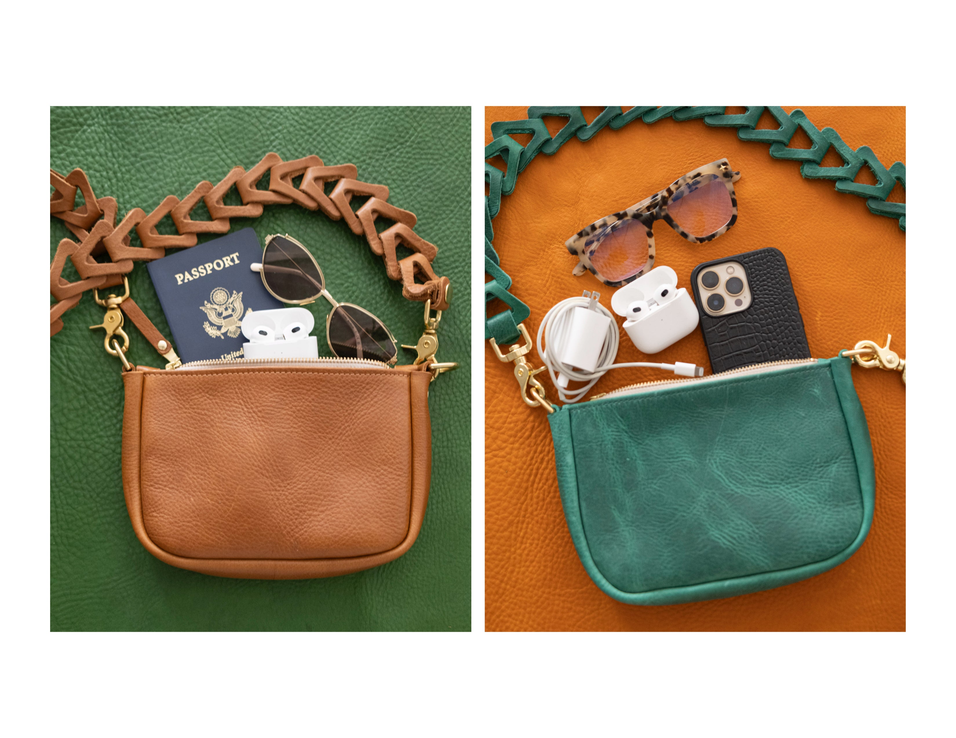 大人も着やすいシンプルファッション Mini Cypress Cognac Crossbody Bags Crossbody Leather | Bag バッグ