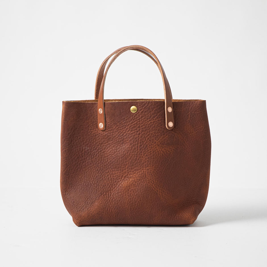 Mini Tote Bags | Leather Tote Bags made in America at KMM & Co.