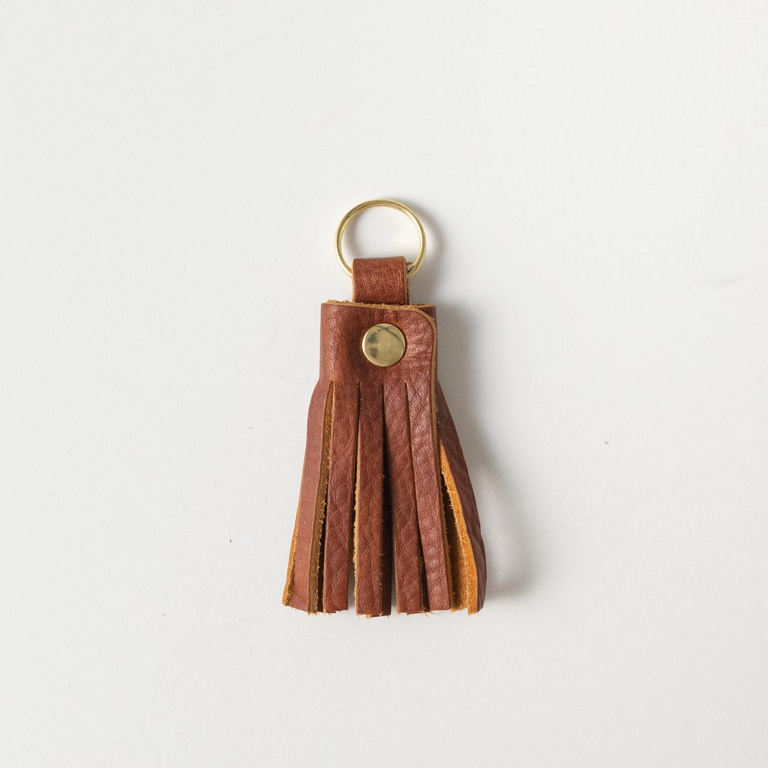 Handmade Leather Key Fob / Key Chain — Made Solid