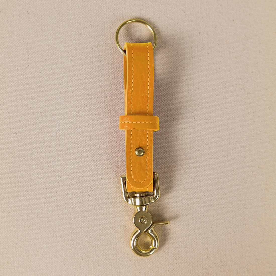 Marigold Cypress Key Lanyard- leather keychain for men and women - KMM &amp; Co.