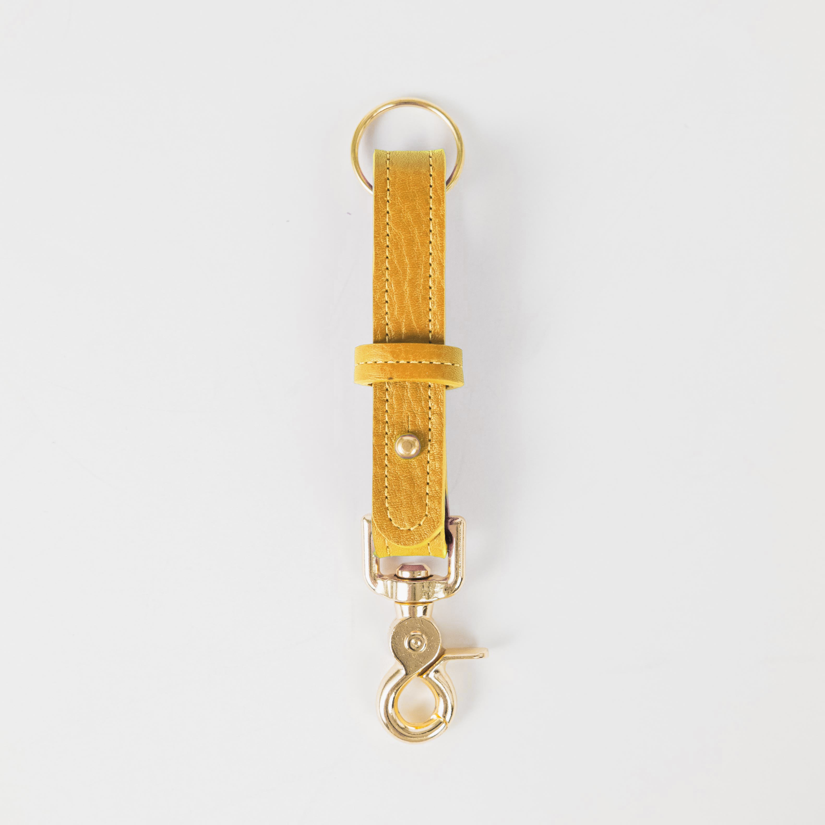 Marigold Cypress Key Lanyard- leather keychain for men and women - KMM &amp; Co.