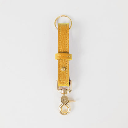 Marigold Cypress Key Lanyard- leather keychain for men and women - KMM &amp; Co.