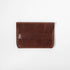 Medium Brown Flap Wallet- mens leather wallet - handmade leather wallets at KMM & Co.
