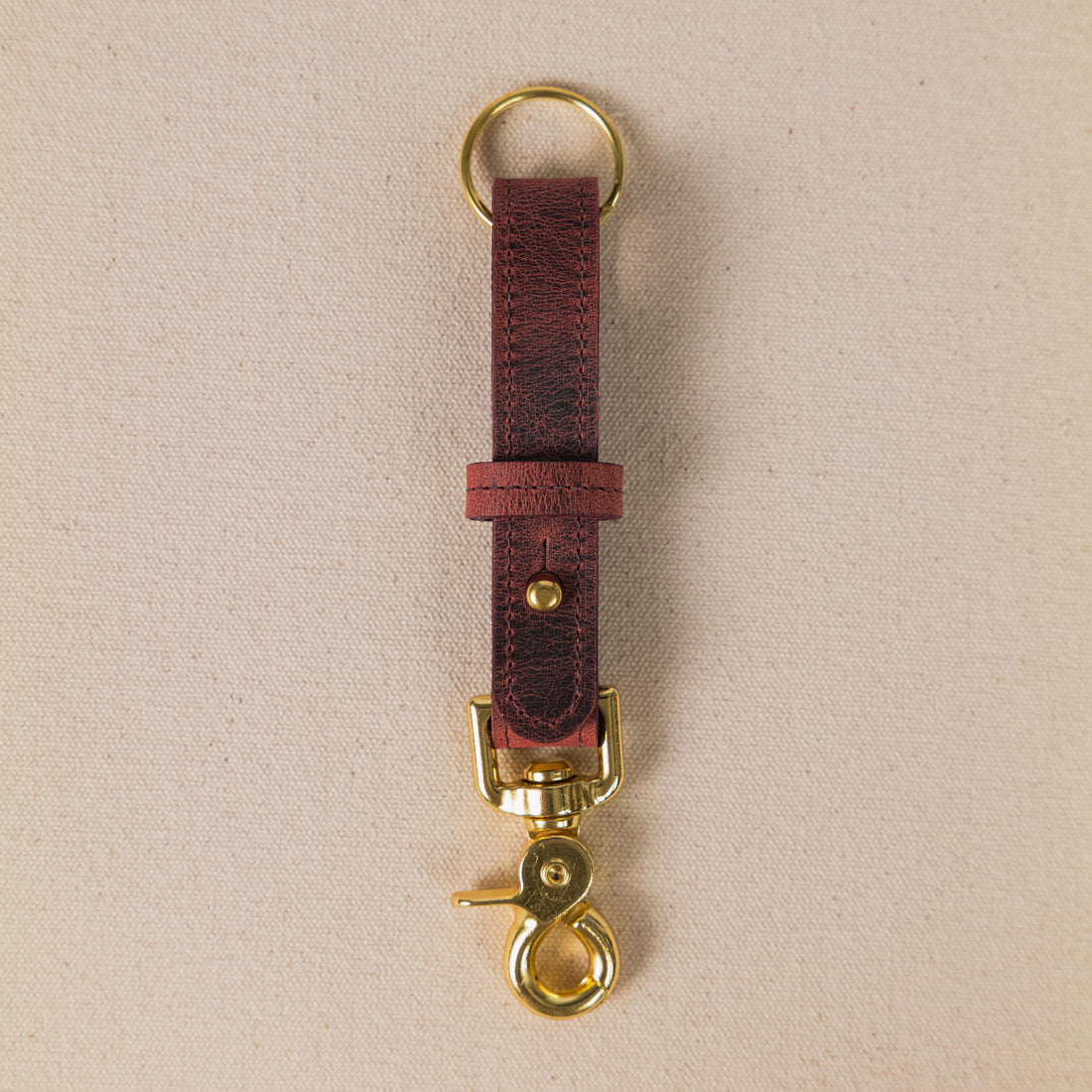 Mulberry Key Lanyard- leather keychain for men and women - KMM &amp; Co.