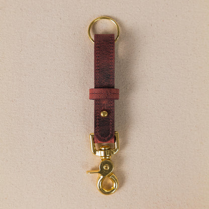 Mulberry Key Lanyard- leather keychain for men and women - KMM &amp; Co.