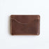 Natural Chromexcel Card Case- mens leather wallet - leather wallets for women - KMM & Co.