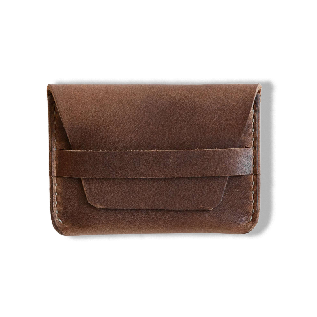 Natural Chromexcel Flap Wallet