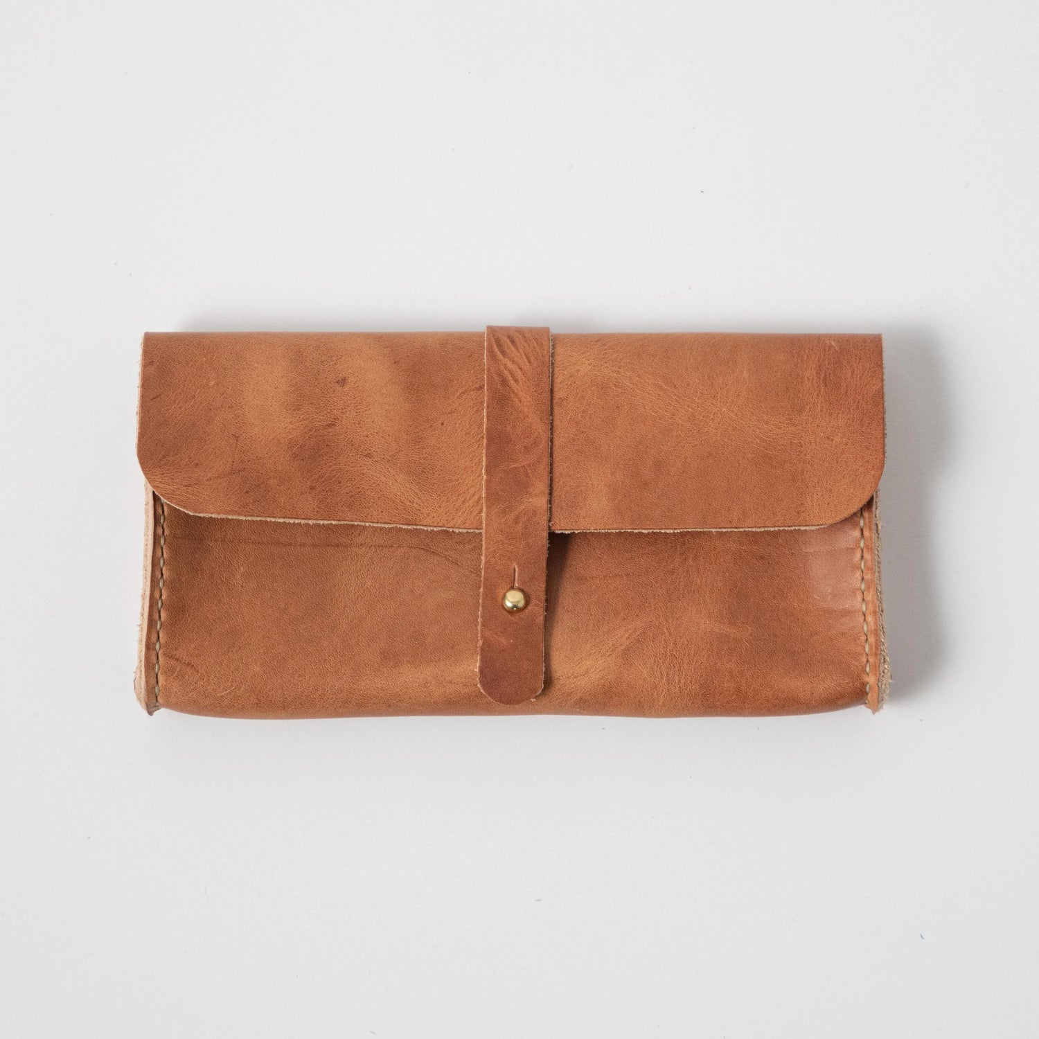 Handmade leather clutch sale