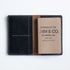 Navy Chromexcel Notebook Wallet- leather notebook cover - passport holder - KMM & Co.