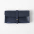 Navy Clutch Wallet- leather clutch bag - leather handmade bags - KMM & Co.