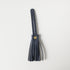 Navy Leather Tassel- leather tassel keychain - KMM & Co.