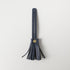 Navy Mini Tassel- leather tassel keychain - KMM & Co.