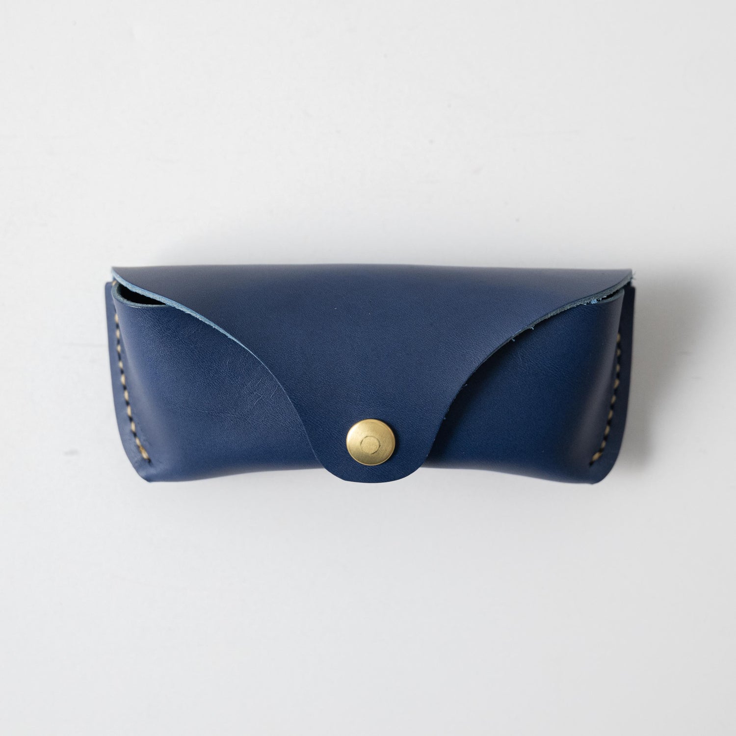 Navy Sunglasses Case- leather glasses case - KMM &amp; Co.