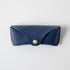 Navy Sunglasses Case- leather glasses case - KMM & Co.