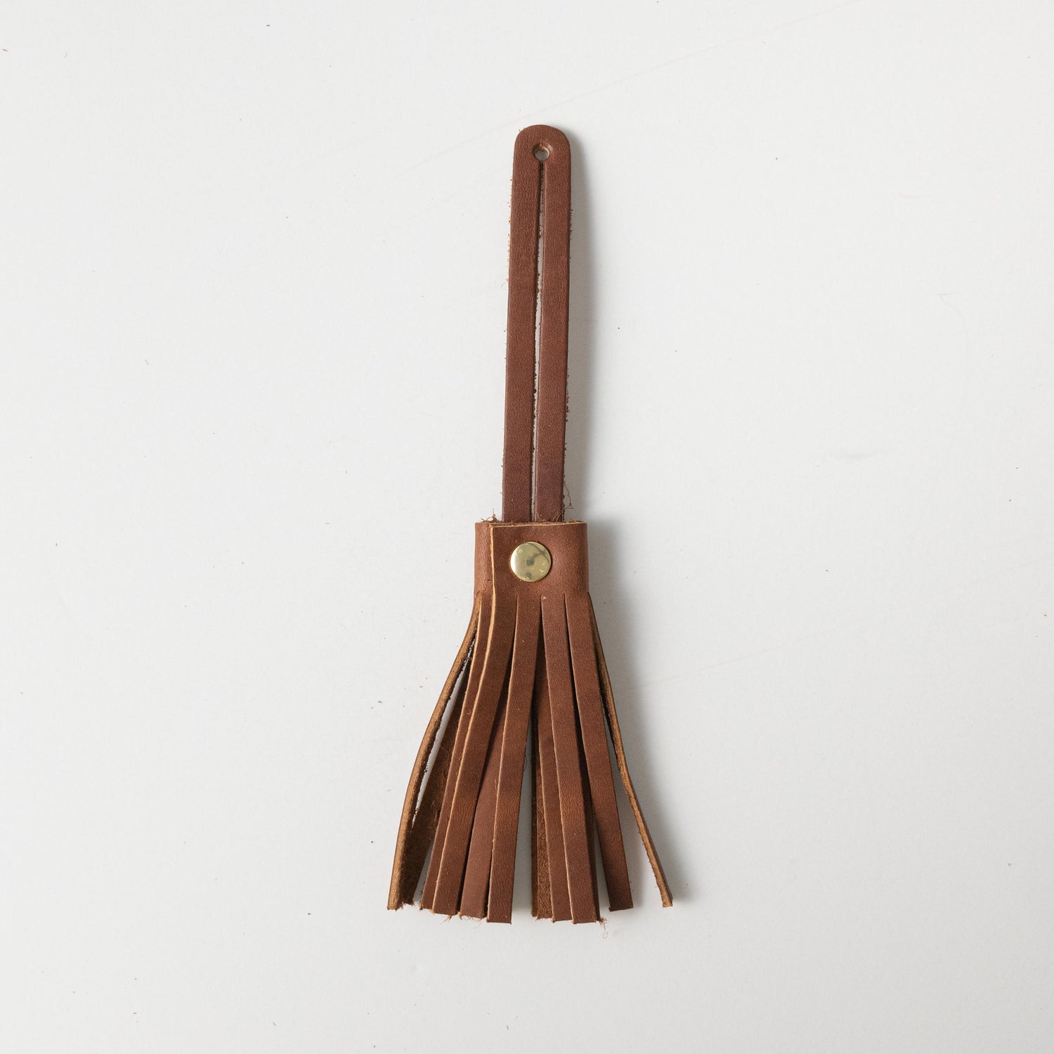 Oak Leather Tassel- leather tassel keychain - KMM &amp; Co.