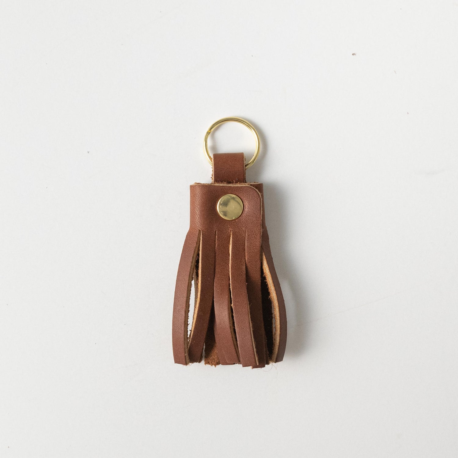 Oak Tassel Keychain- leather tassel keychain - KMM &amp; Co.