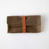 Olive Kodiak Clutch Wallet- leather clutch bag - leather handmade bags - KMM & Co.