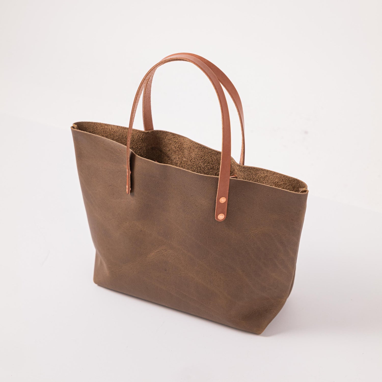 Olive Kodiak East West Tote- olive green purse handmade in America